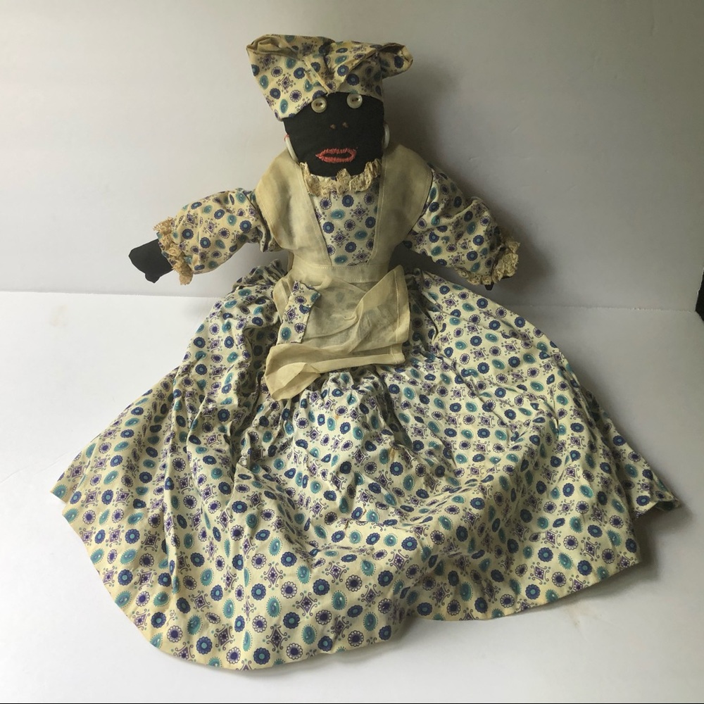 Vintage Cloth Mammy Shelf Sitter Doll